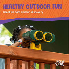 Green and Yellow Rotating Playset Binoculars Compatible with Most Playsets