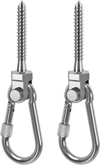 2Pcs Stainless Steel Swing Hanger 1500LB Capacity Swing Bolts for Wood Beam |…