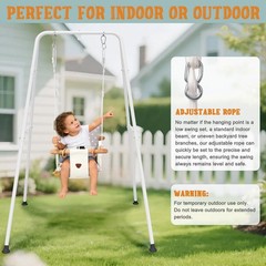 Talecogear Baby Swing – Outdoor & Indoor, Cozy Toddler Swing for Backyard, Ha…