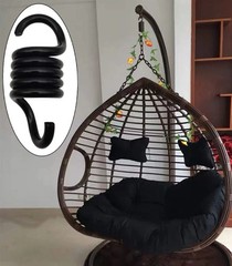 2 Pack Heavy Duty Porch Swing Hammock Springs 1500Lbs Suspension Springs