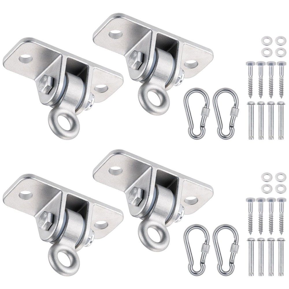 Swing Hangers 304 Stainless Steel with Locking Snap Hooks, Heavy Duty Swing H…