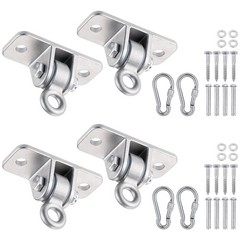 Swing Hangers 304 Stainless Steel with Locking Snap Hooks, Heavy Duty Swing H…
