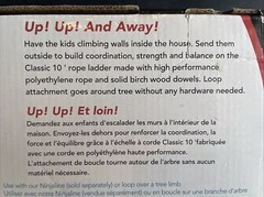 Slackers Rope Ladder 8 Ft To 10 Ft. Treehouse Ninja Line 250 lbs