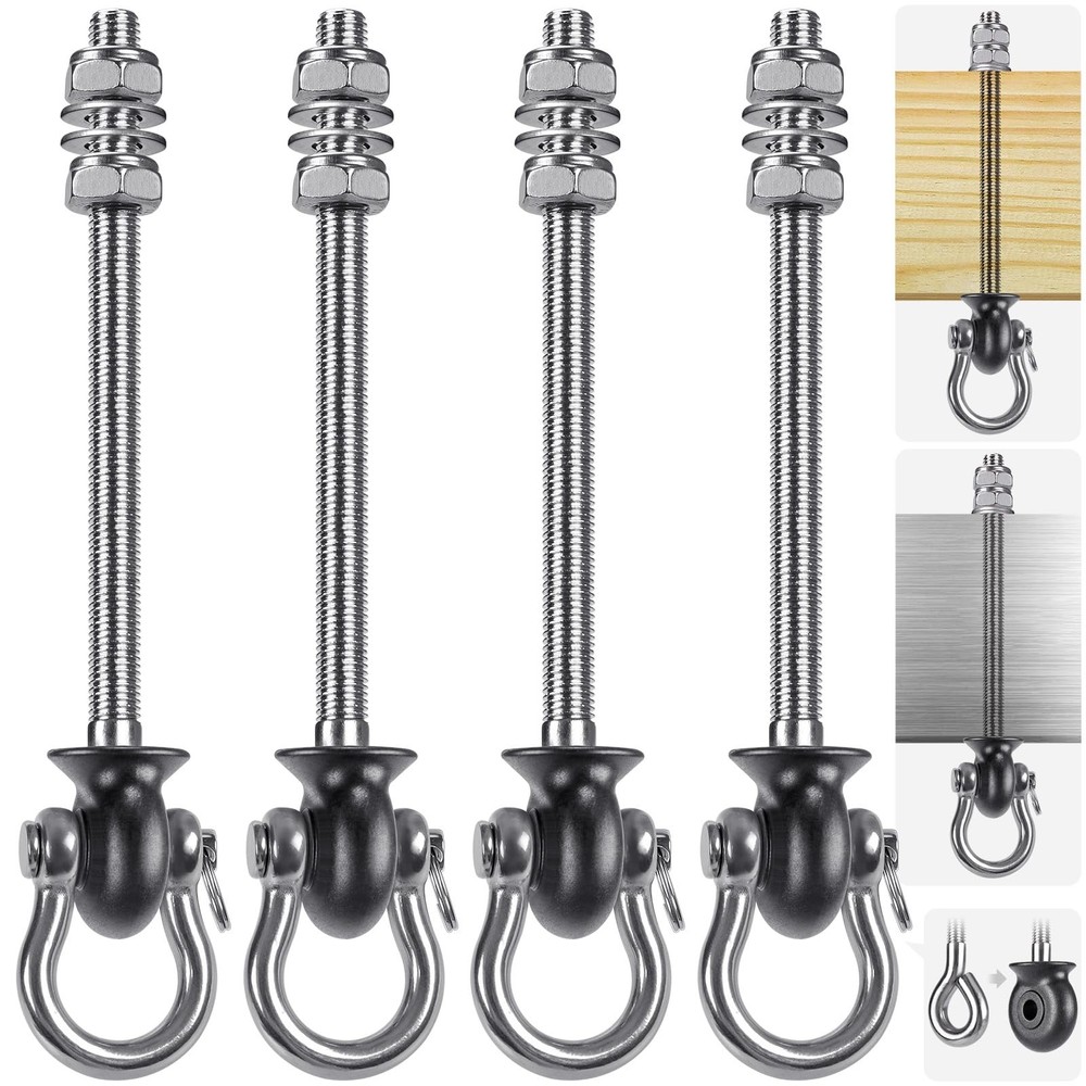 Swing Hangers 1500LB Capacity Stainless Steel 304 Heavy Duty – for Yoga Hammock