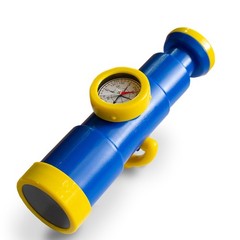 WS 4665 Non-Magnifying Telescope with Compass Swing Set Attachment, Blue and …