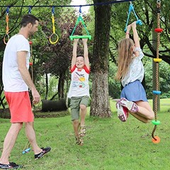 3-Pack Kids Ninja Monkey Bars – Trapeze Swing Bars for Ninja Monkey bars