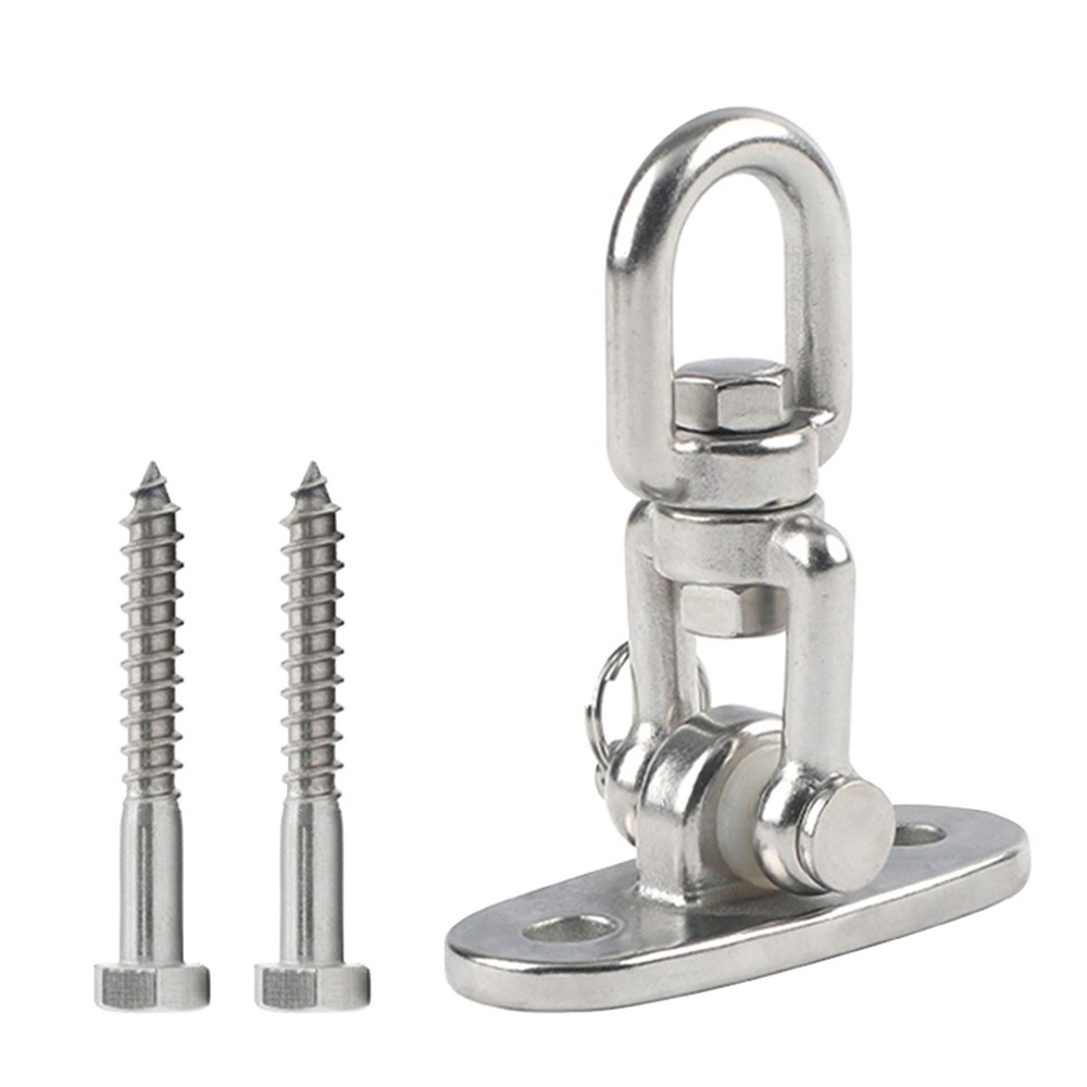304 Stainless Steel Heavy Duty Swing Hangers 360° Swivel Hook For Hammock