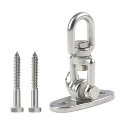 304 Stainless Steel Heavy Duty Swing Hangers 360° Swivel Hook For Hammock
