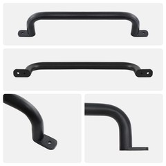17 Inch Black Safety Playground Handles Pack of 4- Playset Handles, Swing Set…