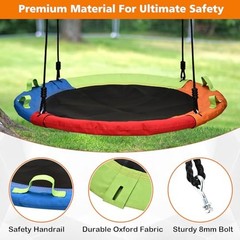 Tree Swing, Saucer Swing, 40 inch 900lbs Weight Capacity, with 40 Inch