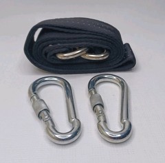 5 Foot Tree Swing Hanging Strap With 2 Carabiners