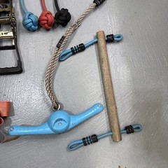 Slackers Ninja Line Slackline Obstacles Grip Ninja Warrior Training Parts Lot