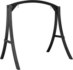 6.7FT Porch Swing Frame, 1000LBS Heavy Duty A-Frame Wooden Porch Swing Stand wit