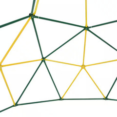 12 Ft. Multi-Colored Outdoor Dome Climber Jungle Gym Geometric Playground Kids C