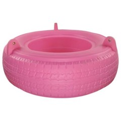 SWING SET STUFF DELUXE ROTOMOLDED TIRE PINK playground outdoor accessories 0089