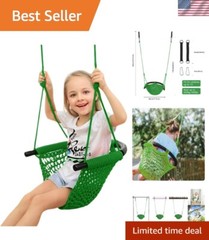 Versatile Kids Swing Seat with Anti-Collision Strips – Perfect for Home & Play