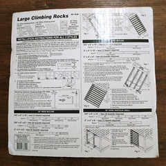 New Play Action PlayStar Large Climbing Rocks 4 Pieces PS 7830