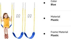 Durable Anti-Slip Swing Seat Replacement Kit for Kids Playground