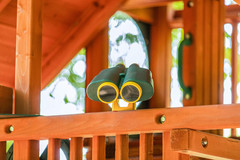 Green and Yellow Rotating Playset Binoculars Compatible with Most Playsets