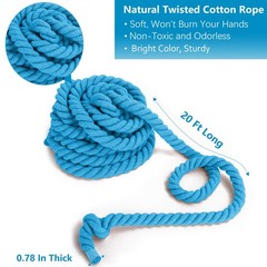 Tug of War Rope for Kids and Adults, Field Day Family Reunion Birthday Party …