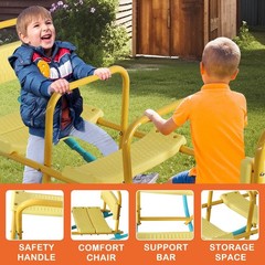 Kids Seesaw Playground Outdoor Activity Play Backyard Fun Rocker Swing