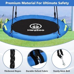 Tree Swing, Saucer Flying Swing for Kids, 900lbs Weight Capacity, with 40 Inch