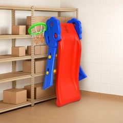 HONEY JOY Toddler Slide, Freestanding Climber Slide Playset for Multicolor