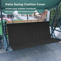 Patio Porch Swing Seat Cover, 2/3 Seater Bench Swing Cushion Replacement Cove…