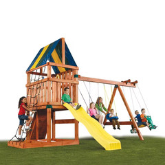 DIY Alpine Custom Outdoor Playset Hardware Kit with Backyard Swing Set Accessori