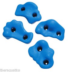 Rock Wall DIY BLUE Plastic Hand Hold Hold Foot Hold Child Kid Upper Body Kit