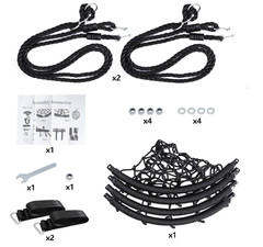 SUPER DEAL 40″ Spider Web Tree Swing with 71″ Rope, 660 lb Capacity