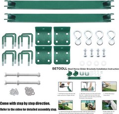 Glider Swing Brackets Perfect for Play Set Horse Glider Swing Sets 400lbs Weig