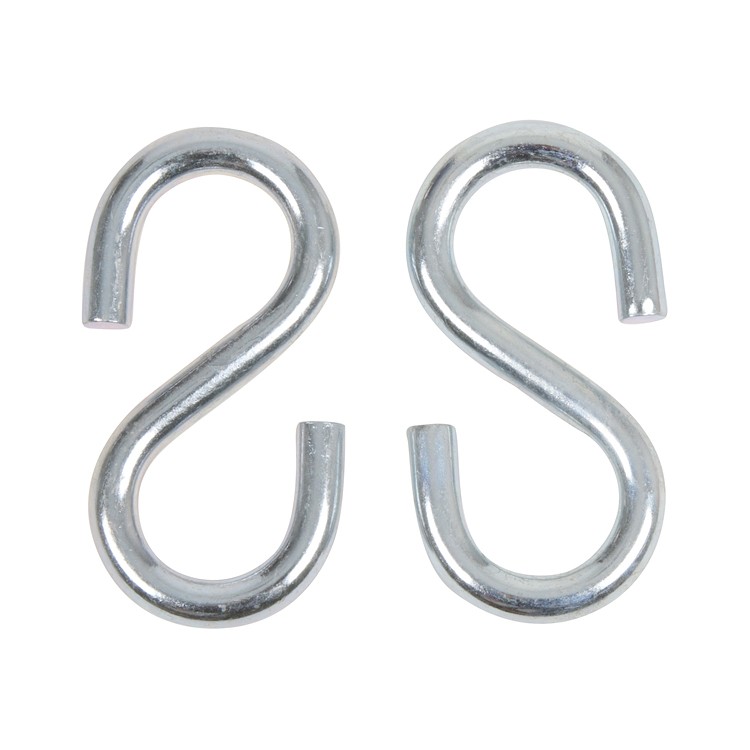 SWING SET STUFF 3/8″ X 4″ LARGE END S-HOOK (PAIR) hardware accessories fort 0075