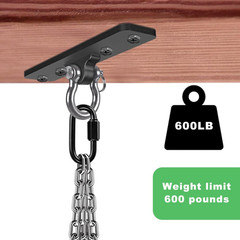 Heavy Duty Ceiling Swing Mount 900LB Hook for Hammock Yoga Rings Punch Bag