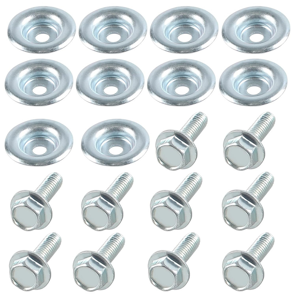 20 Piece Set UTV Skid Plate Washer and Bolt Kit Compatible with Polaris RZR 570