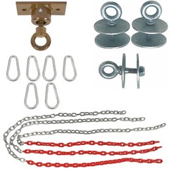 SWING SET STUFF INC. LIGHT DUTY TIRE SWIVEL KIT (RED) kids fun boy girl 0302