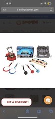 Slackers Ninja Line Slackline Obstacles Grip Ninja Warrior Training New
