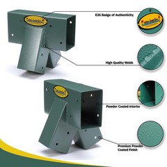 Easy 1-2-3 90° A-Frame Swing Set Bracket Heavy Duty for Ez, Simple Install – …