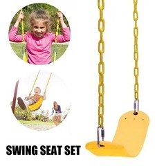 Heavy Duty Outdoor Swing Seat Set With Rust-Proof Chain Accessories Replacement