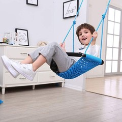 Toddler Swing & 2-in-1Baby Swing – Adjustable Rope Swing Seat for Kids Indoor…