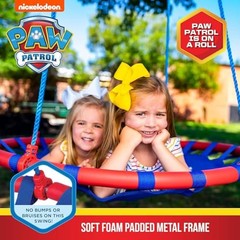 Saucer Tree Swing for Kids – Swing Sets for Backyard, Paw Patrol – 40 Inch