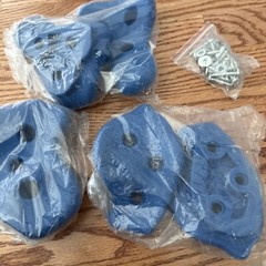 Blue “OR” Green Rock Wall Rocks (5-Piece Set) For Clumbing Wall.