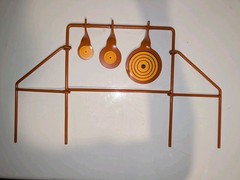 Metal Folding Swing Targets Orange