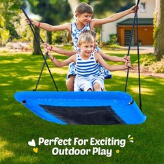 700lbs Large 60″ Platform Tree Swing for and Adults, Heavy Duty Waterproof & …
