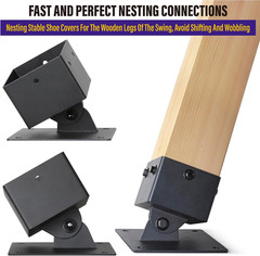 201 Stainless Steel Swing Set Anchor Leveling Kit, Swing Set Leveling Base Brack