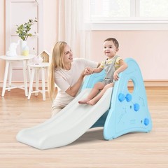Kids Slide, Freestanding Baby Mini Play Climber Slide Set for Indoor Outdoors…