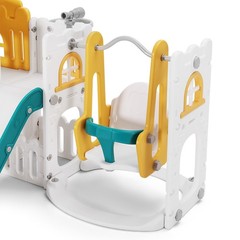 10in1 Toddler Slide Swing Playset Climber w/Playhouse Playground Indoor Outdoor