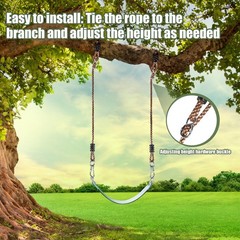Tree Swing Straps Heavy Duty, Adjustable Tree Rope Swing (2 Pack) – PE Rope E…