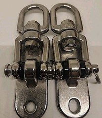 2 Pack 304 Stainless Steel Porch Swing Hanging Kit w/ Screws & Bolts Heavyweight