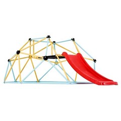 Climbing Dome, for Kids 3 to 9 Years Old, 8FT Geometric Dome Climber with Slide